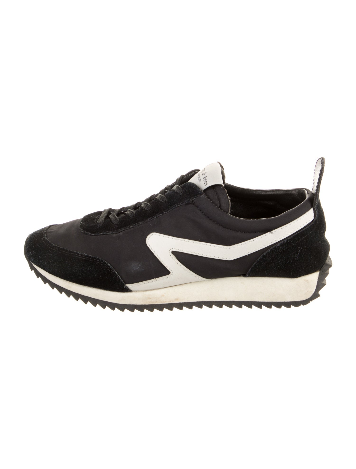 Rag & Bone Nylon Colorblock Pattern Sneakers