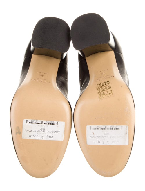 Rag & Bone Leather Studded Accents Boots