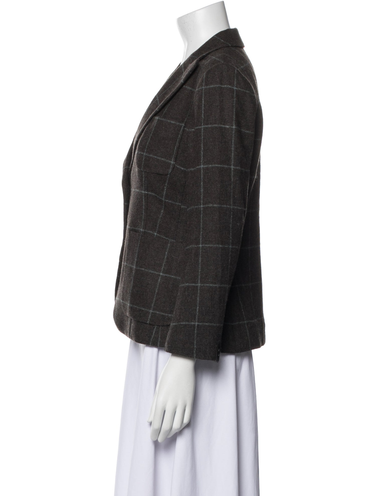 Rag & Bone Virgin Wool Plaid Print Blazer w/ Tags