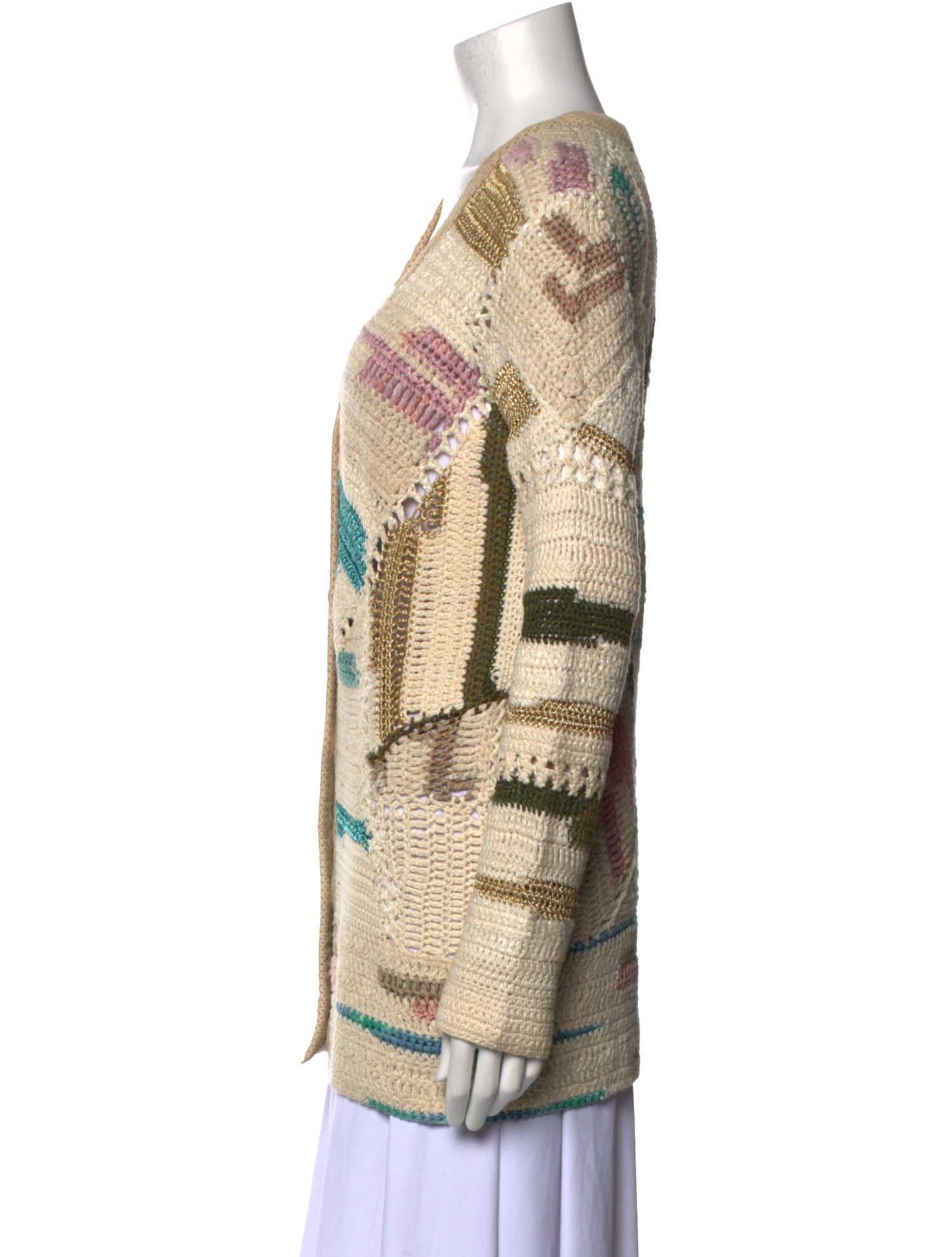 Rag & Bone Striped V-Neck Sweater