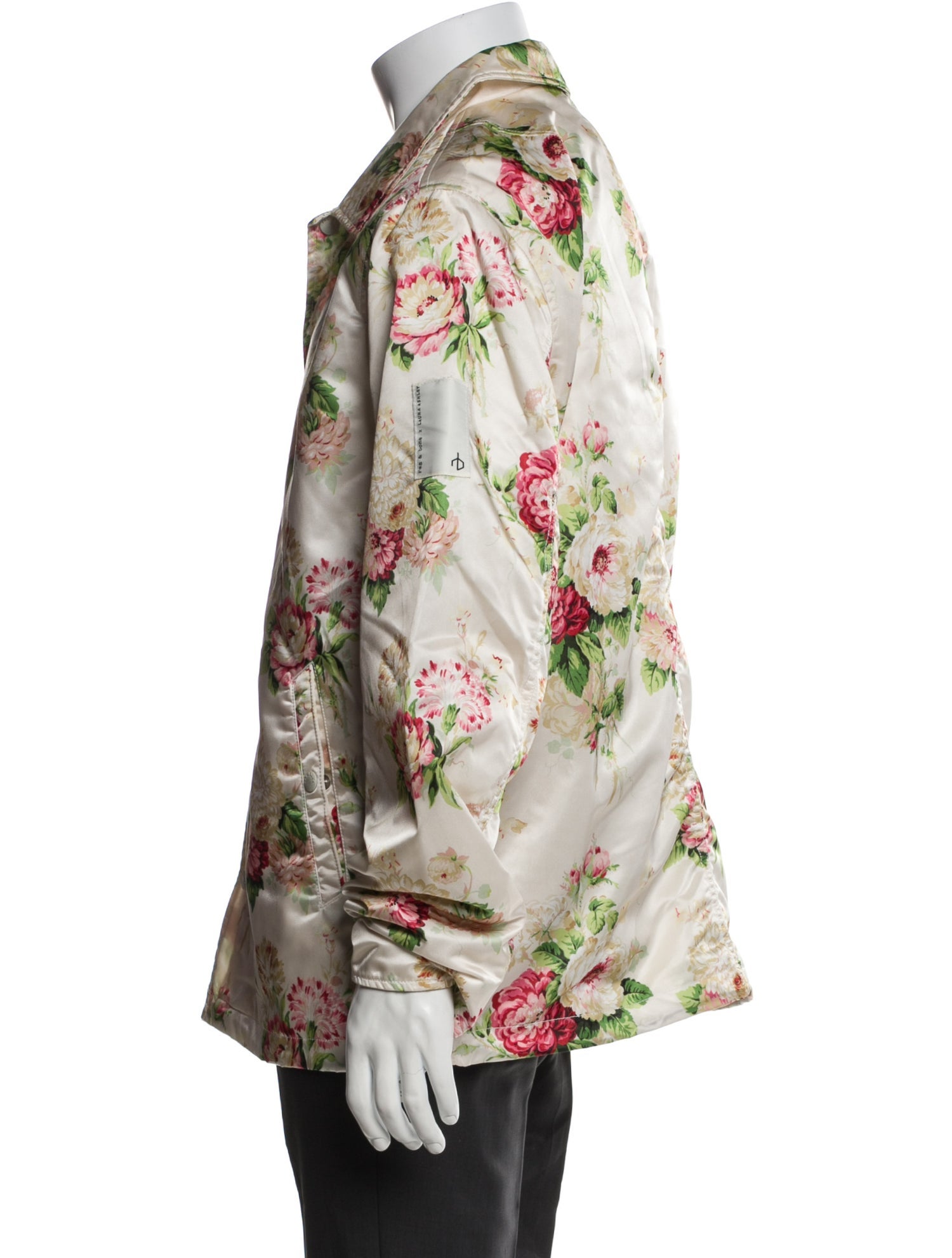 Rag & Bone Bouquet De Fleurs Floral Print Windbreaker