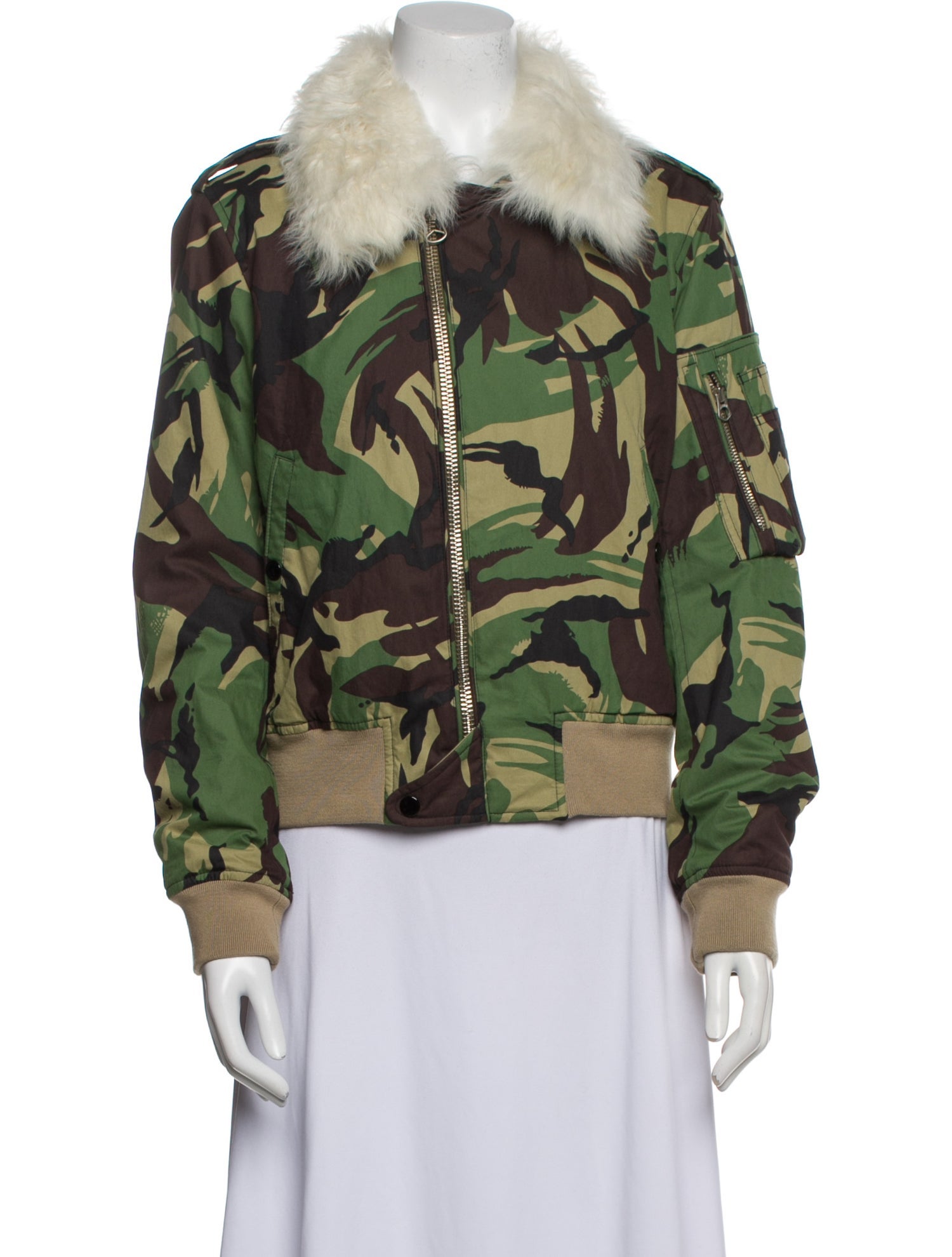 Rag & Bone Camouflage Print Utility Jacket
