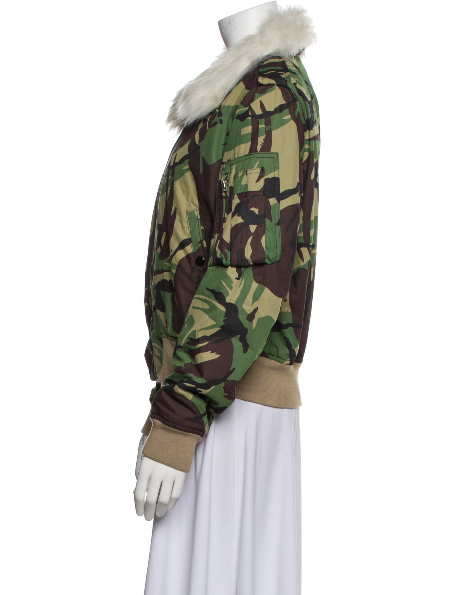 Rag & Bone Camouflage Print Utility Jacket