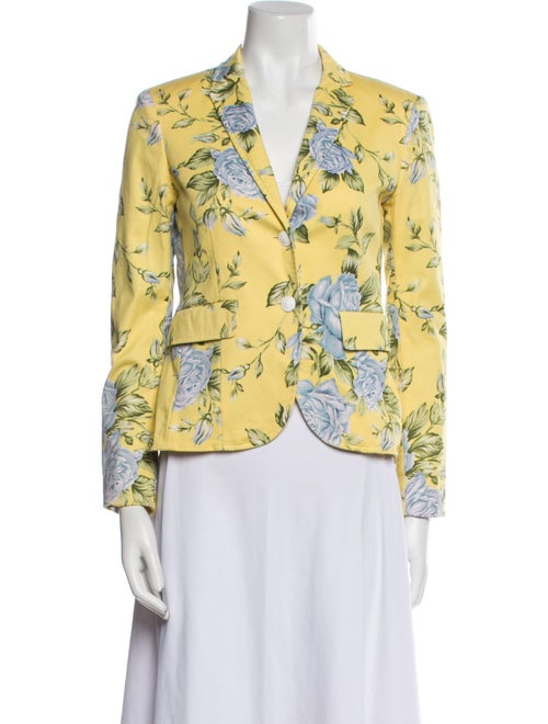 Rag & Bone Floral Print Blazer