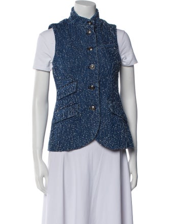 Rag & Bone Tweed Pattern Vest