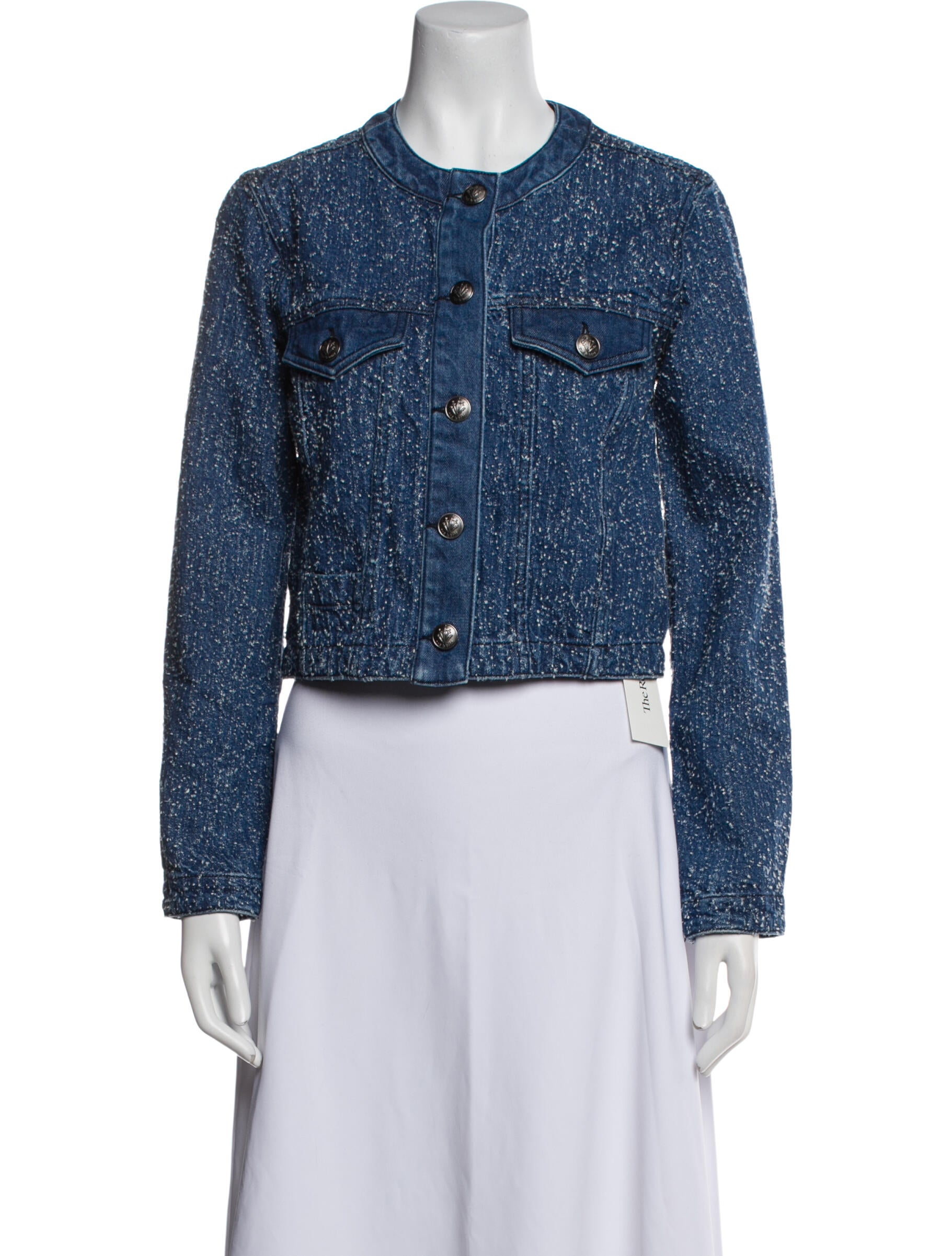 Rag & Bone Tweed Pattern Denim Jacket w/ Tags