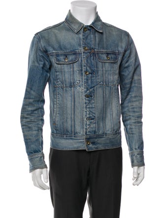 Rag & Bone Plaid Print Denim Jacket