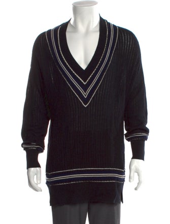 Rag & Bone Striped V-Neck Cardigan