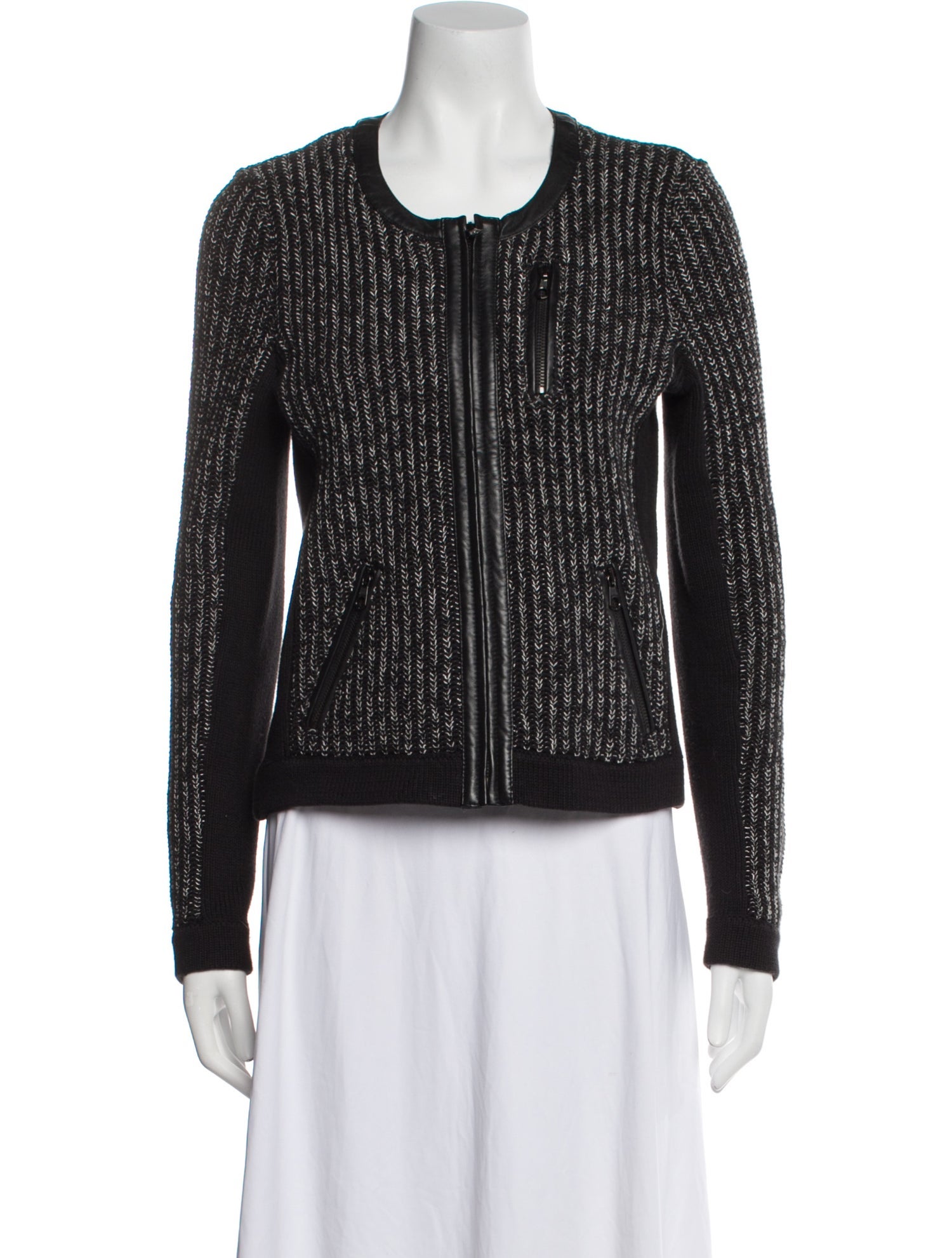 Rag & Bone Tweed Pattern Evening Jacket