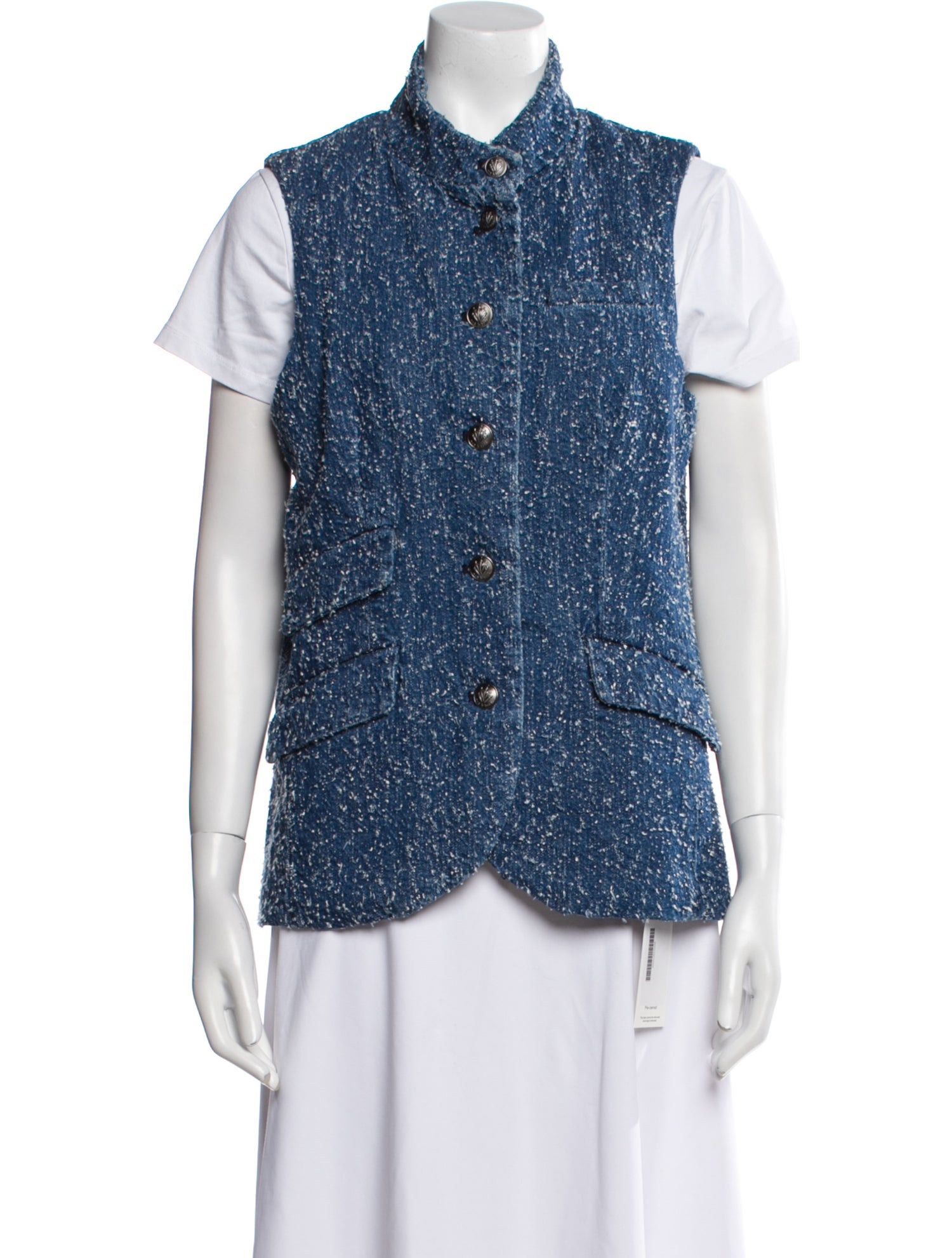 Rag & Bone Tweed Pattern Vest