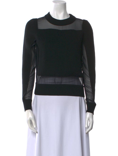 Rag & Bone Merino Wool Colorblock Pattern Sweater