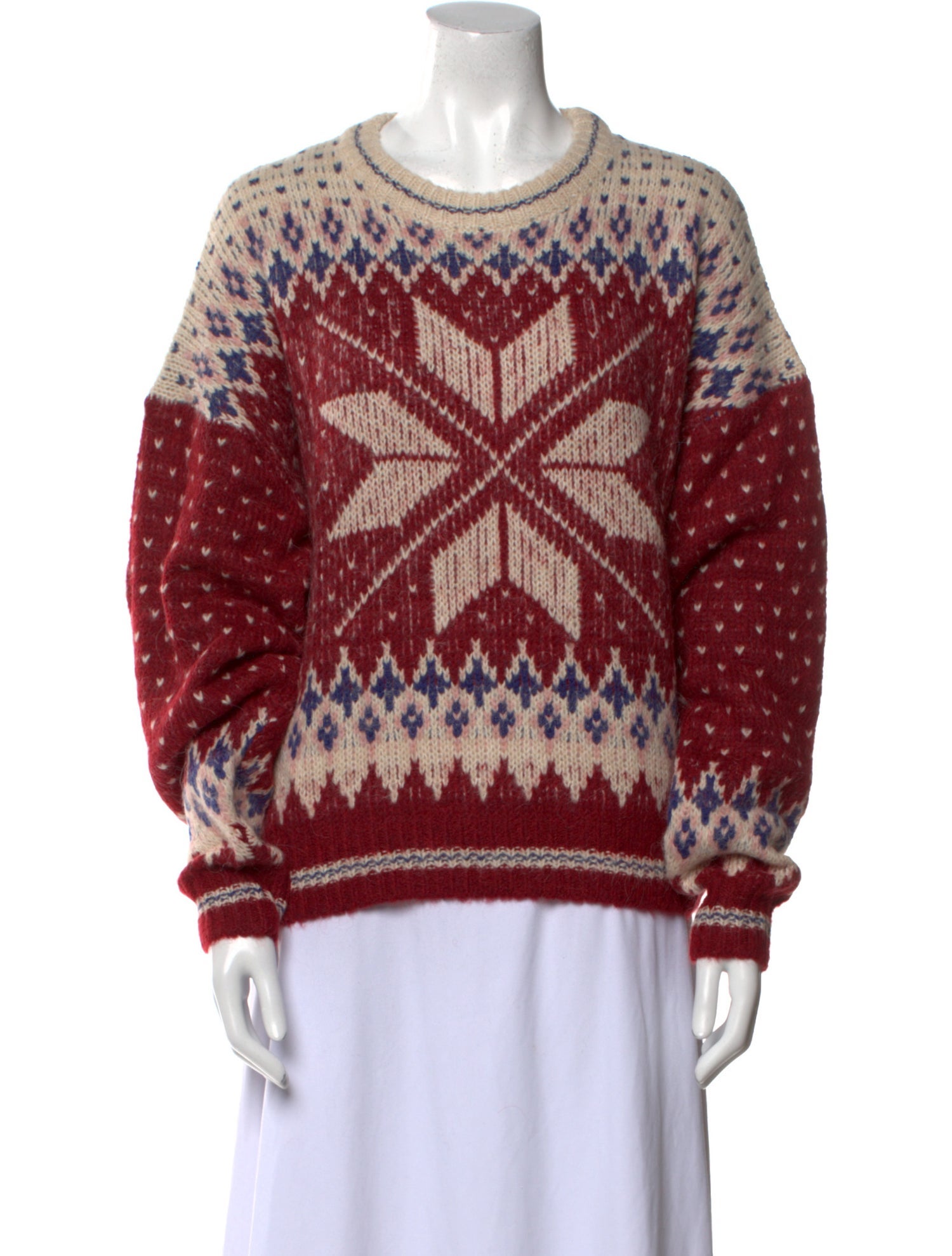 Rag & Bone Printed Crew Neck Sweater w/ Tags