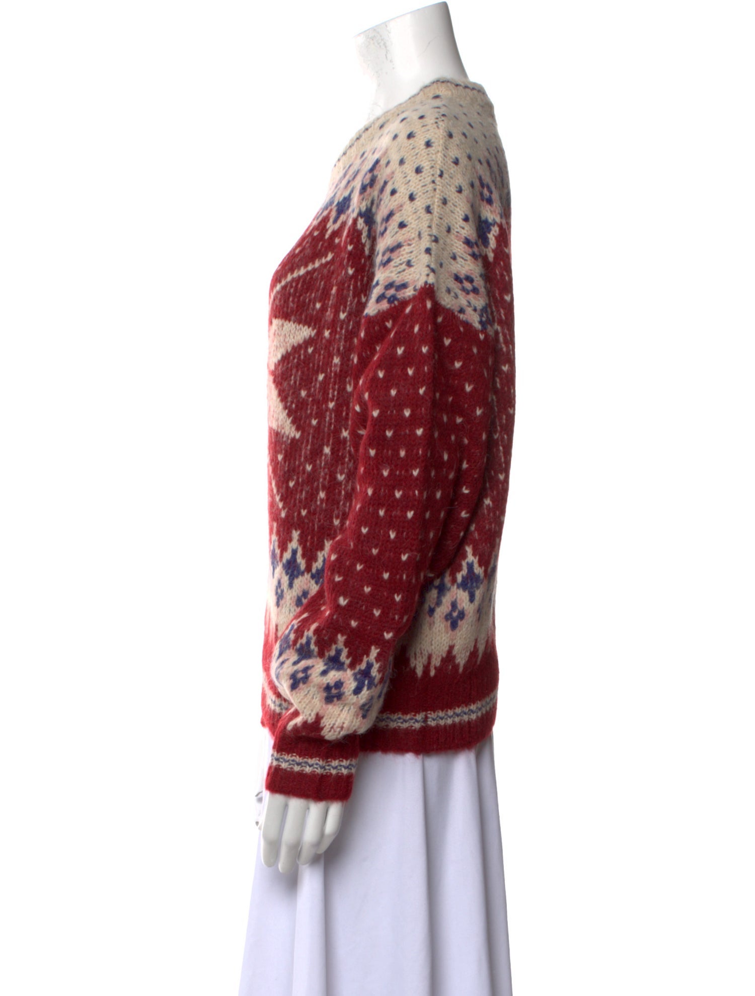 Rag & Bone Printed Crew Neck Sweater w/ Tags