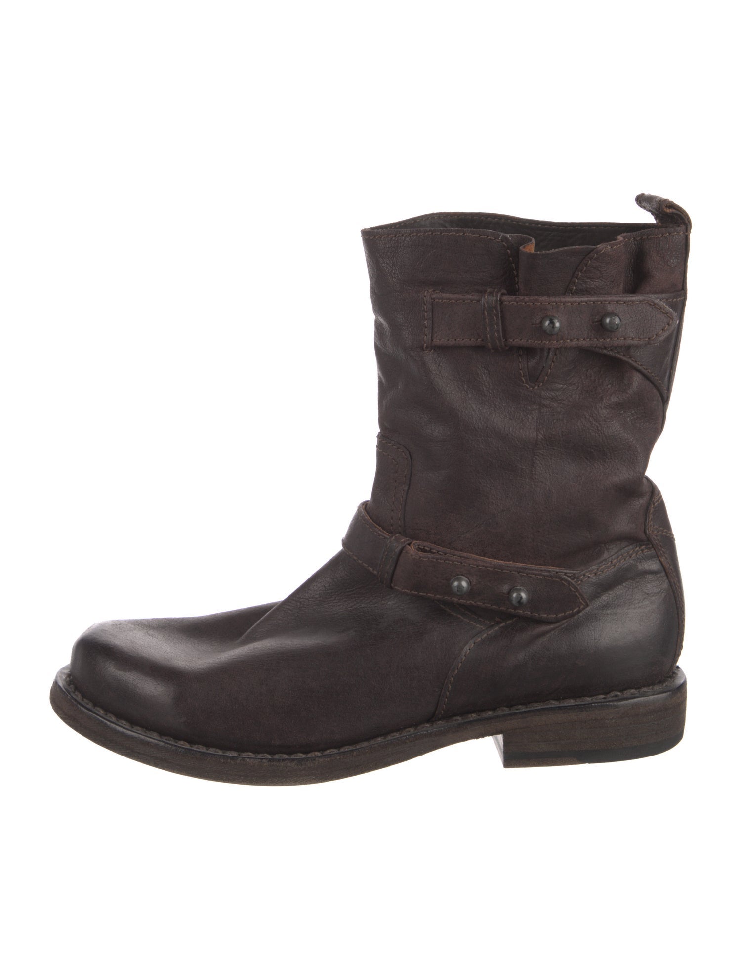 Rag & Bone Leather Moto Boots