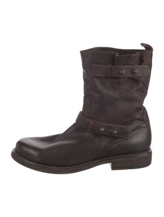 Rag & Bone Leather Moto Boots