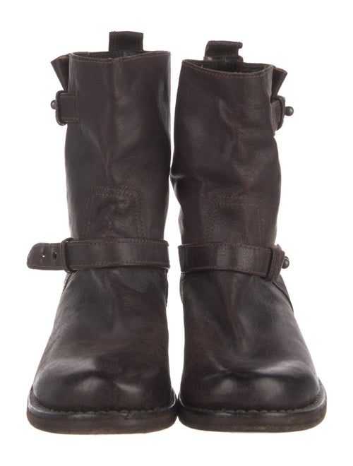 Rag & Bone Leather Moto Boots