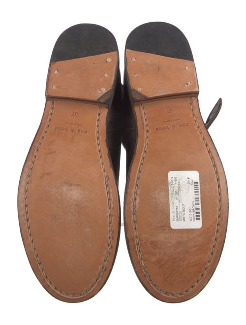 Rag & Bone Leather Moto Boots