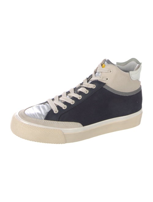Rag & Bone Suede Colorblock Pattern Sneakers