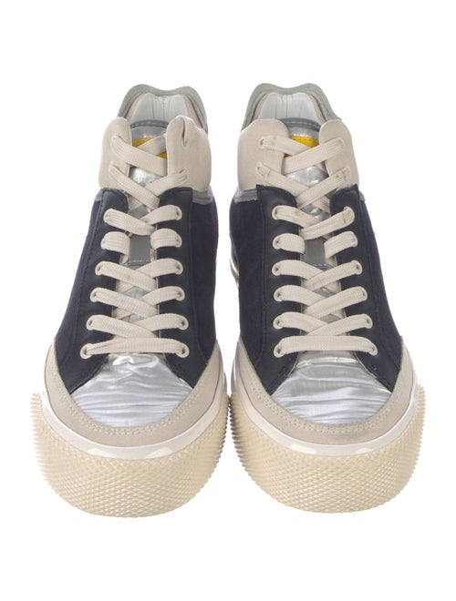 Rag & Bone Suede Colorblock Pattern Sneakers
