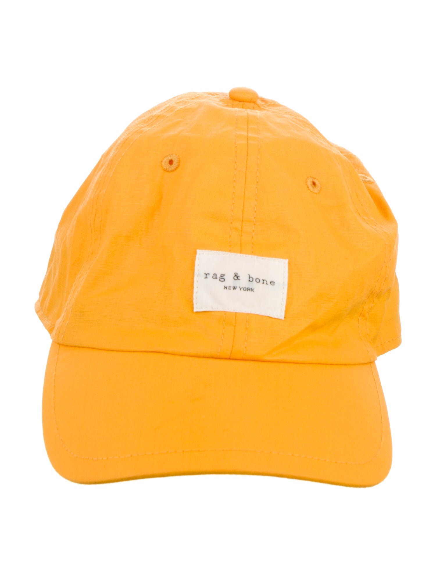 Rag & Bone Linen Logo Baseball Cap