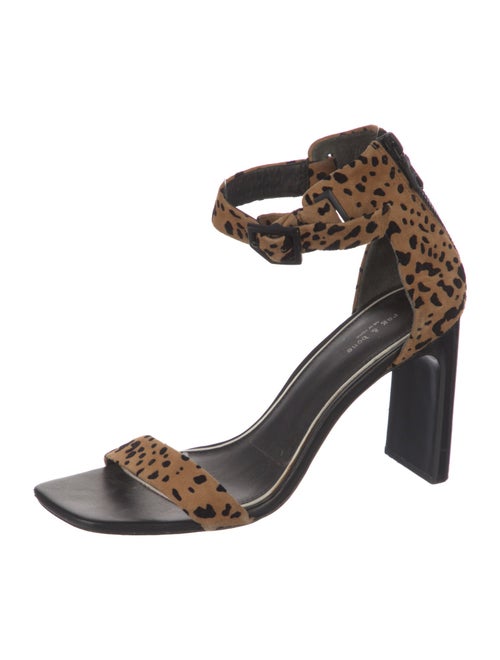 Rag & Bone Suede Animal Print Sandals