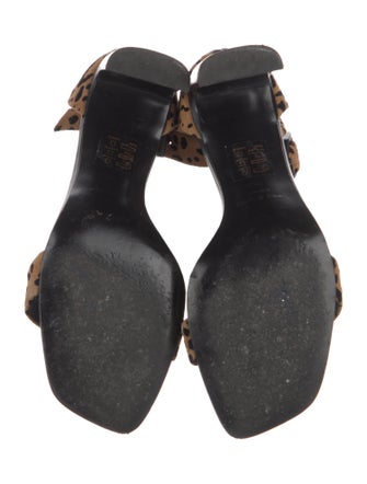 Rag & Bone Suede Animal Print Sandals