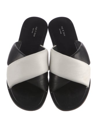 Rag & Bone Leather Slides