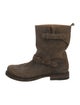 Rag & Bone Suede Moto Boots
