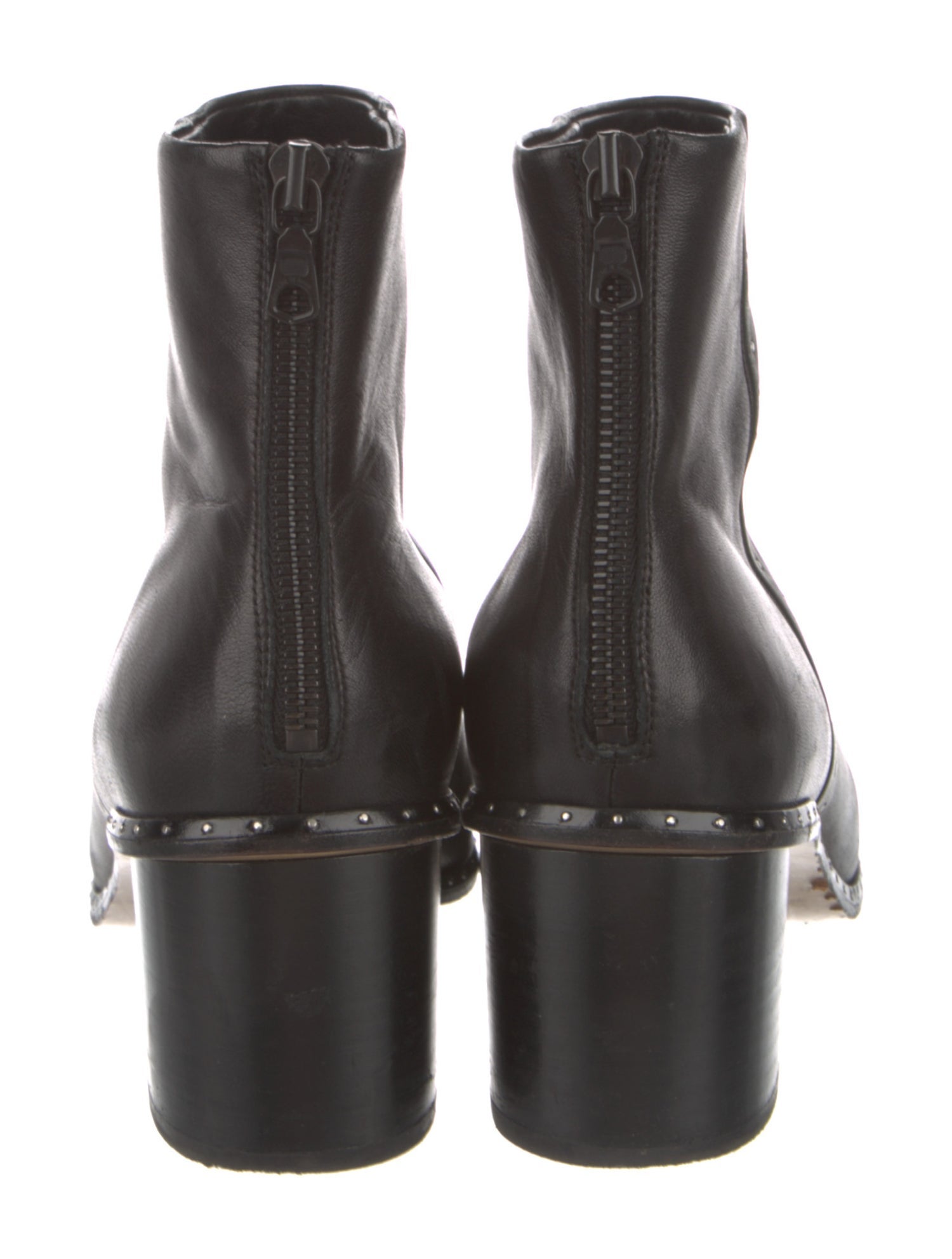 Rag & Bone Leather Studded Accents Boots