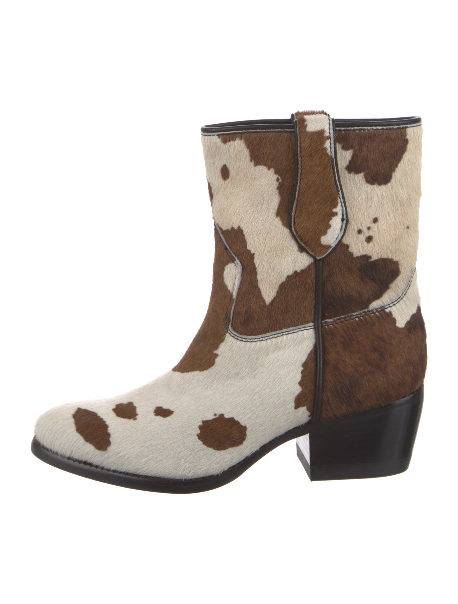 Rag & Bone Ponyhair Printed Western Boots