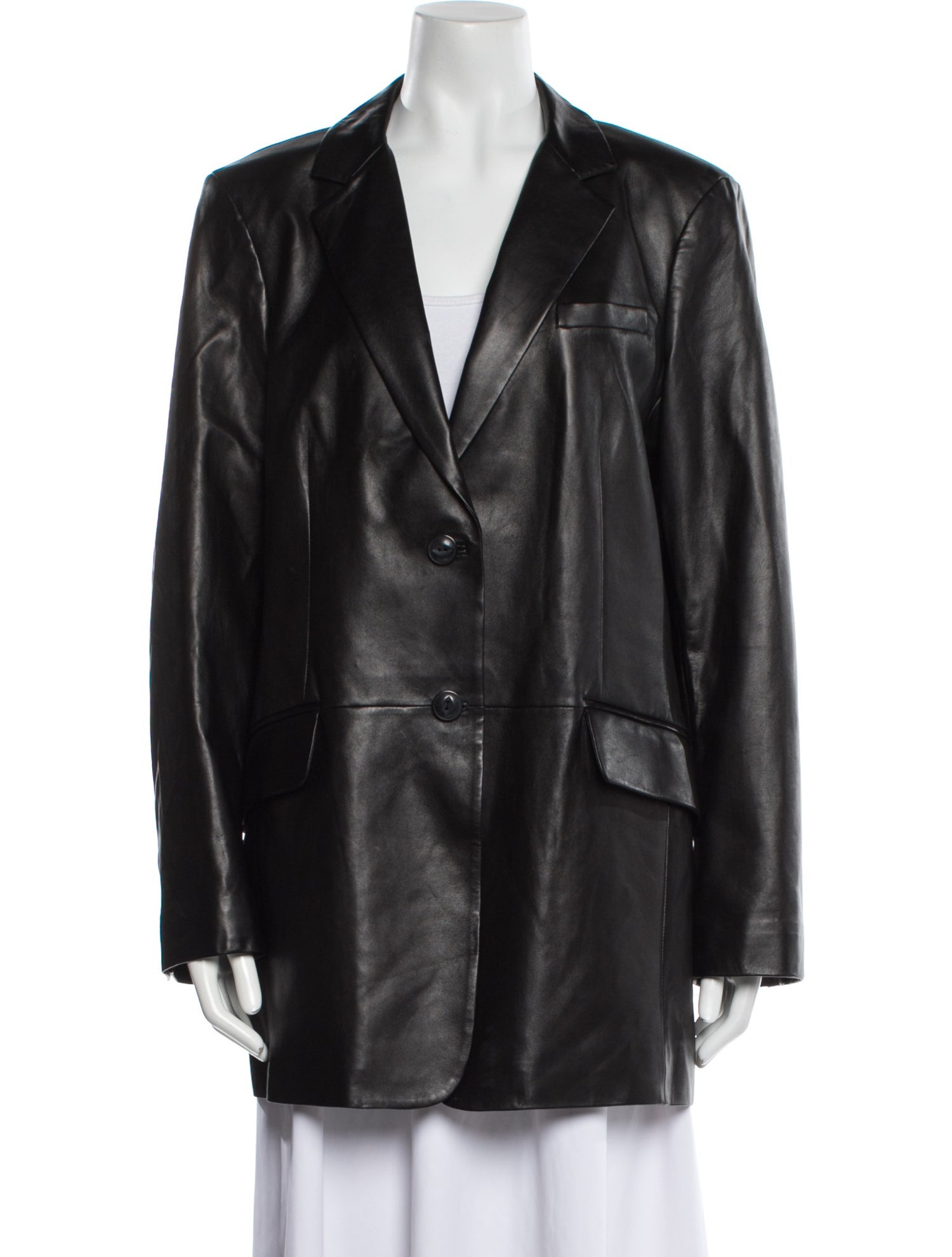 Rag & Bone Lamb Leather Faux Fur Coat