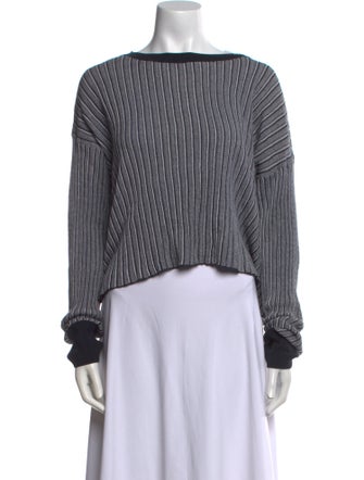 Rag & Bone Striped Bateau Neckline Sweater