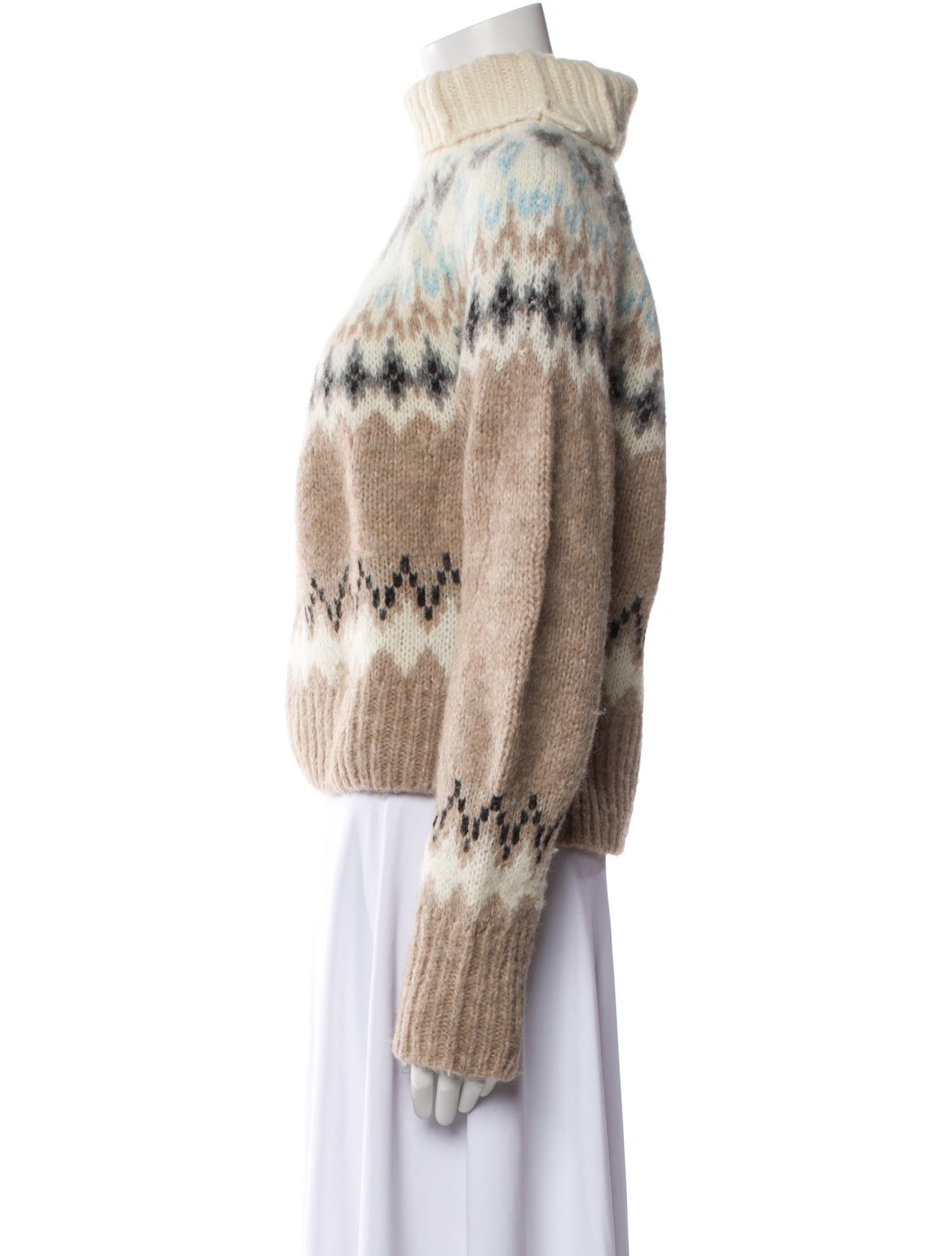 Rag & Bone Printed Turtleneck Sweater