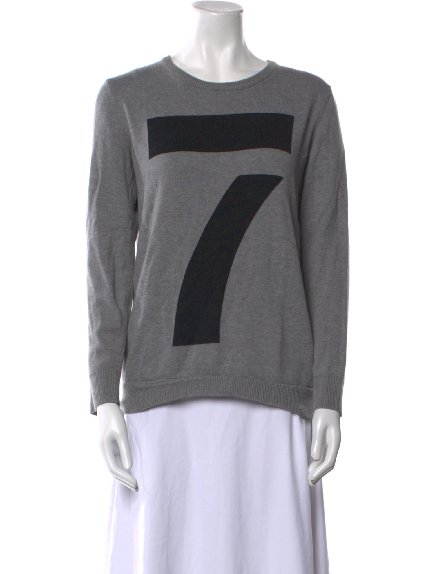 Rag & Bone Graphic Print Crew Neck Sweater
