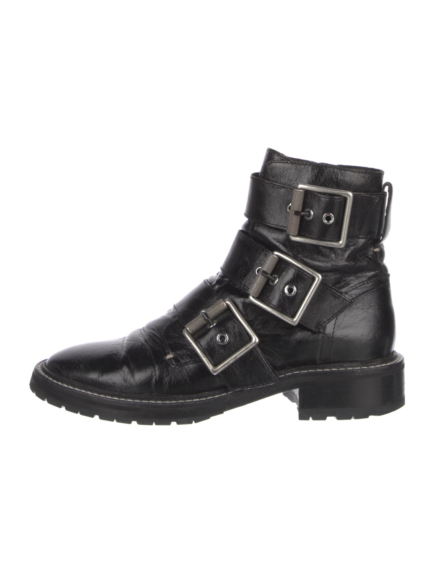 Rag & Bone Leather Moto Boots
