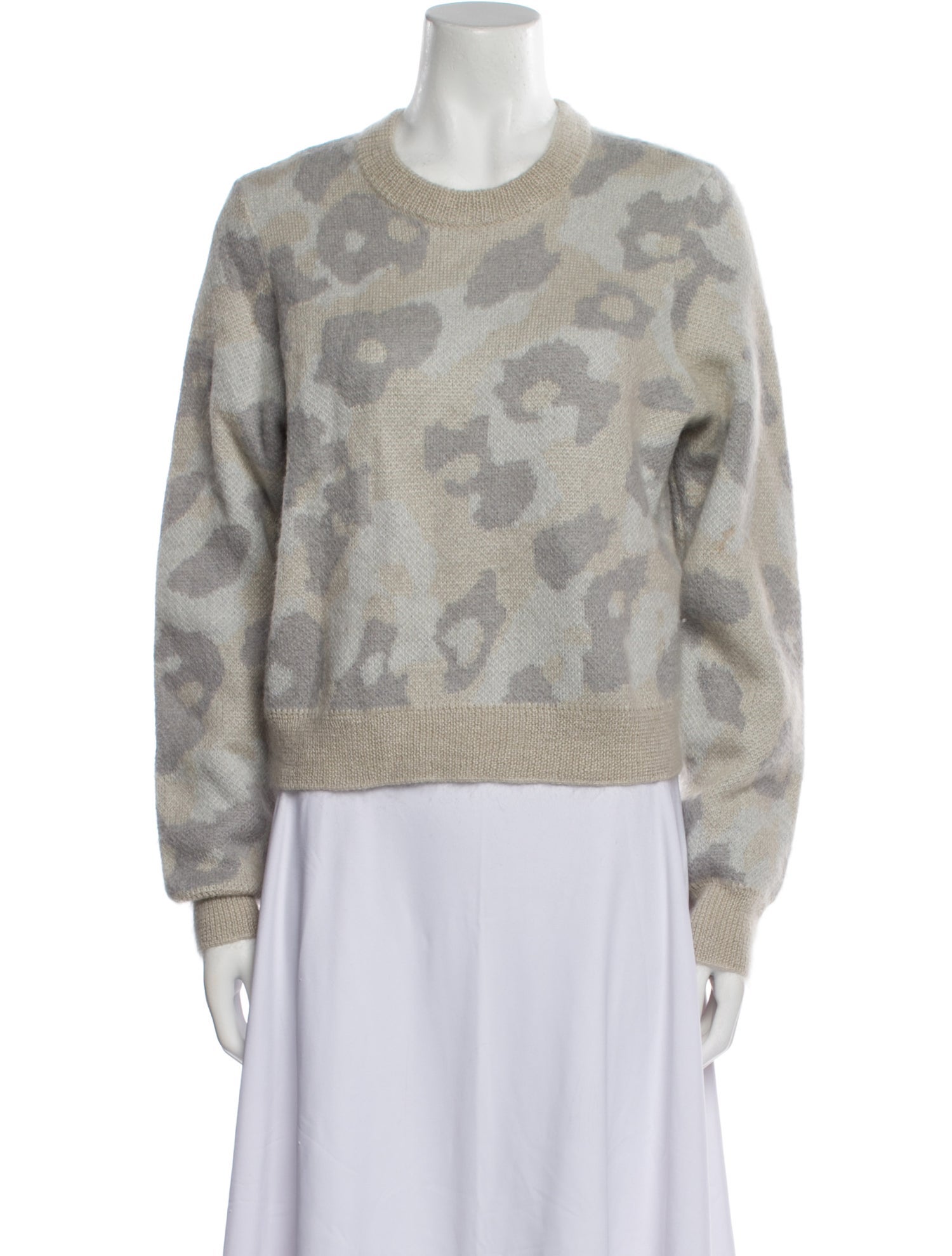 Rag & Bone Printed Crew Neck Sweater