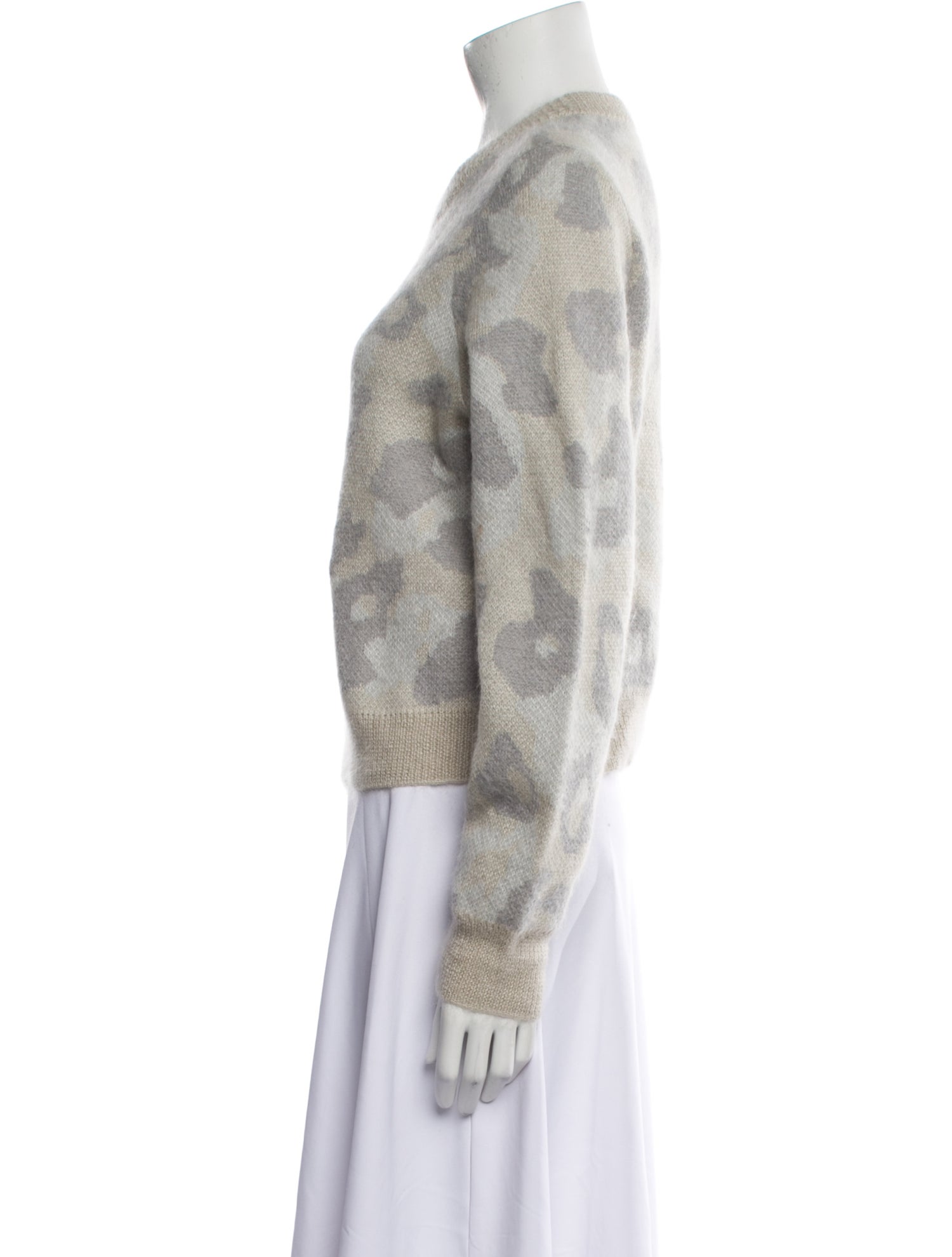 Rag & Bone Printed Crew Neck Sweater