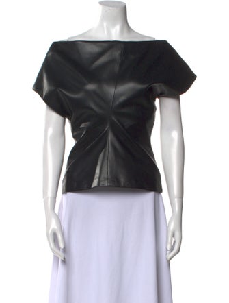 Rag & Bone Bateau Neckline Short Sleeve Top