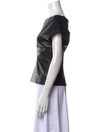 Rag & Bone Bateau Neckline Short Sleeve Top