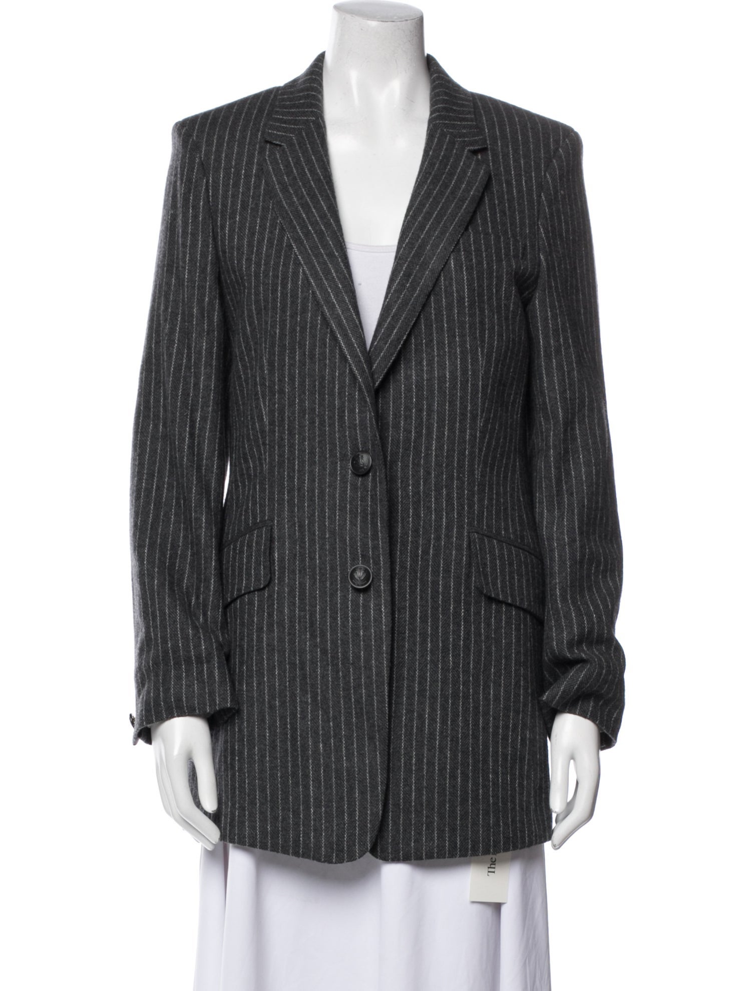 Rag & Bone Virgin Wool Striped Blazer