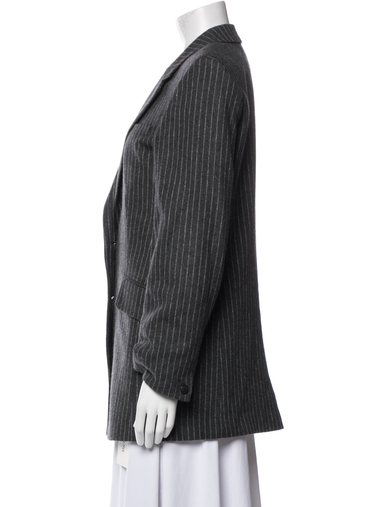 Rag & Bone Virgin Wool Striped Blazer