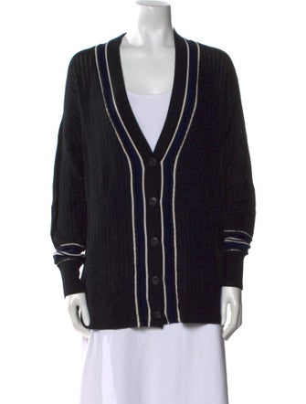 Rag & Bone Striped V-Neck Sweater