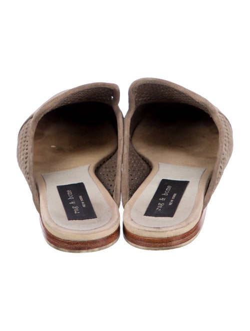 Rag & Bone Suede Cutout Accent Mules