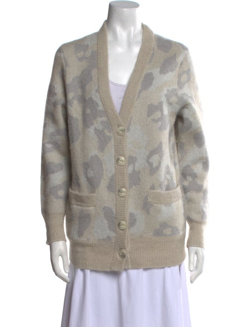 Rag & Bone Printed V-Neck Sweater