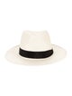 Rag & Bone Rag and Bone panama hat with trim embellishment.