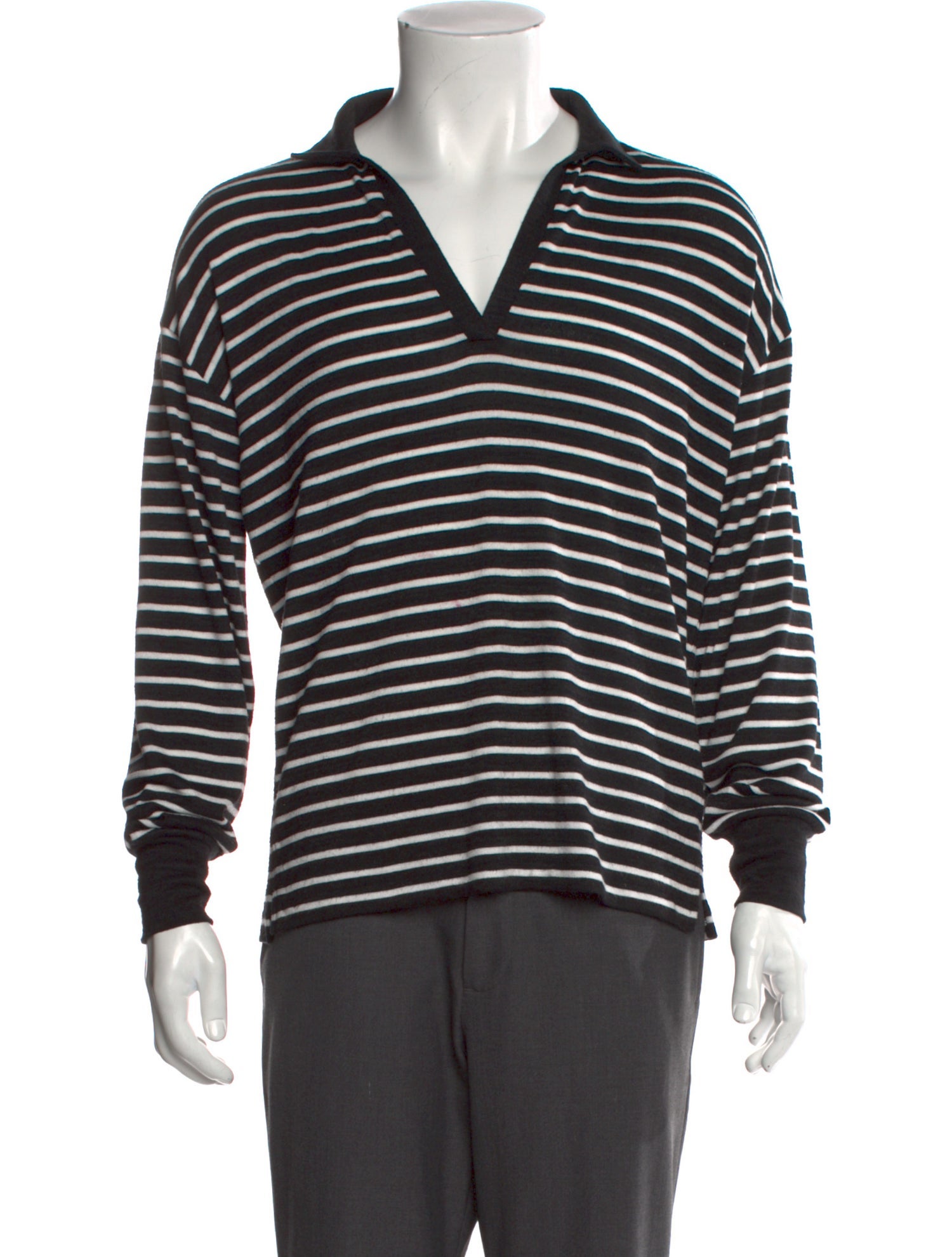Rag & Bone Striped V-Neck Pullover