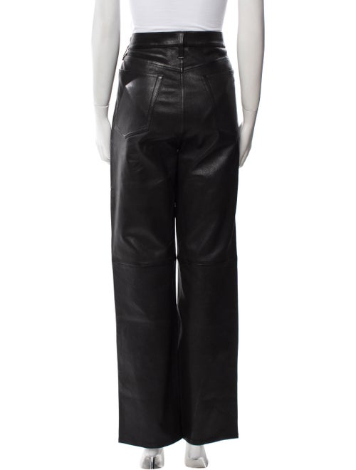 Rag & Bone Leather Wide Leg Pants