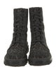 Rag & Bone Leather Animal Print Combat Boots