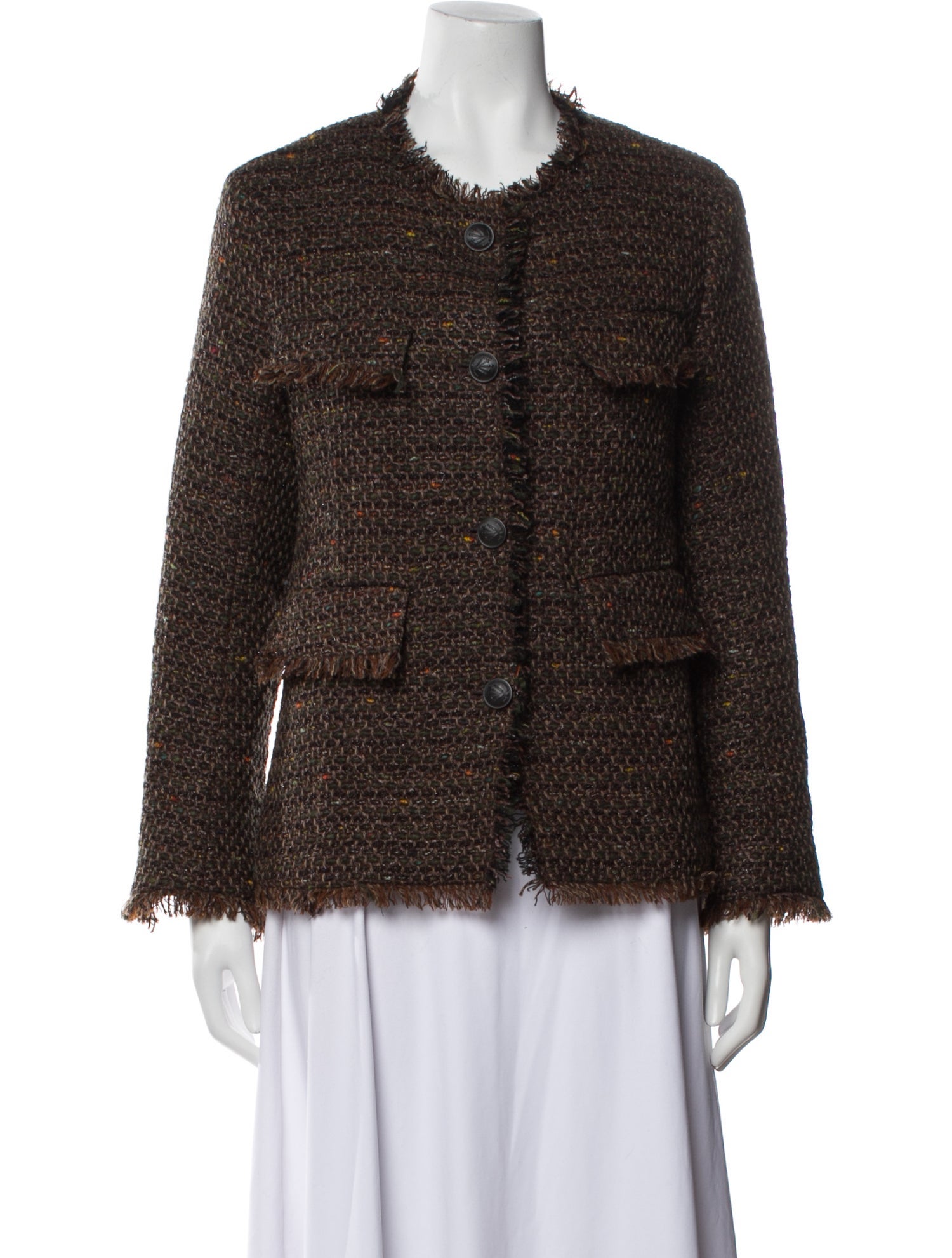 Rag & Bone Wool Tweed Pattern Jacket