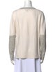 Rag & Bone Cashmere Colorblock Pattern Sweater